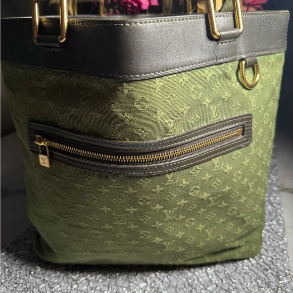 Green Designer Tote Bag - Picture 3 of 3